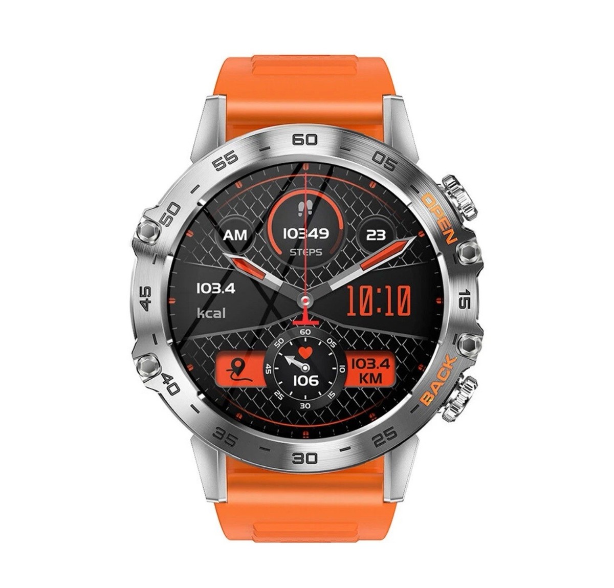 K52 Military Smart Watch for Men, Outdoor Bluetooth Sports Watch