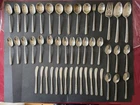 Towle 1937 Rambler Rose Sterling Silver Flatware 98 pieces 3752 grams