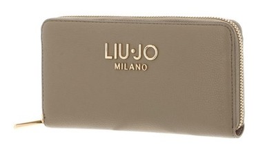 LIU JO Caliwen ECS Zip Around Wallet XL Geldbörse Mud taupe Neu