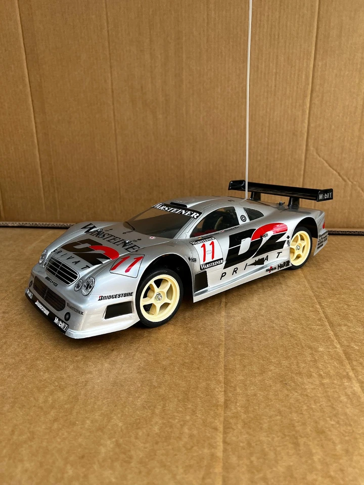 Tamiya TA03F Pro Chassis 1/10 + Carson Lexan C‑Class GT‑R Karosserie – 90er - Bild 3 von 4