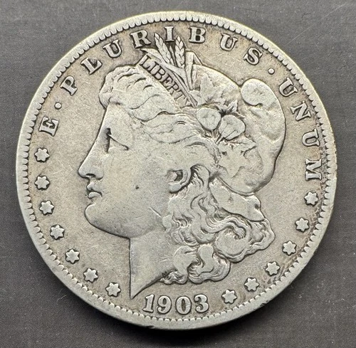 1903-S - Morgan Silver Dollar - 90% Silver - Semi Key Nice Coin