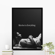 Basketball Motivation Poster – Mamba Mindset Wall Art Print