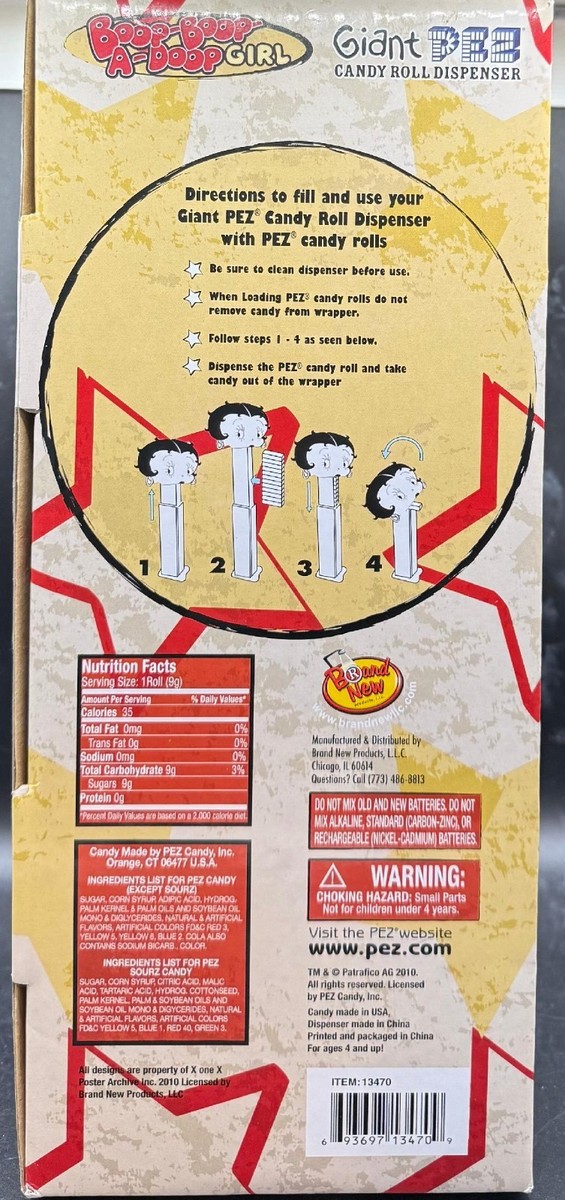 Giant PEZ Dispenser - Betty Boop 12