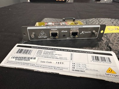 Behringer X-DANTE 32-channel Dante card Midas M32 