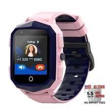 4G Kids Smart Watch with GPS Tracker, Video Calling, Camera, SOS Pink