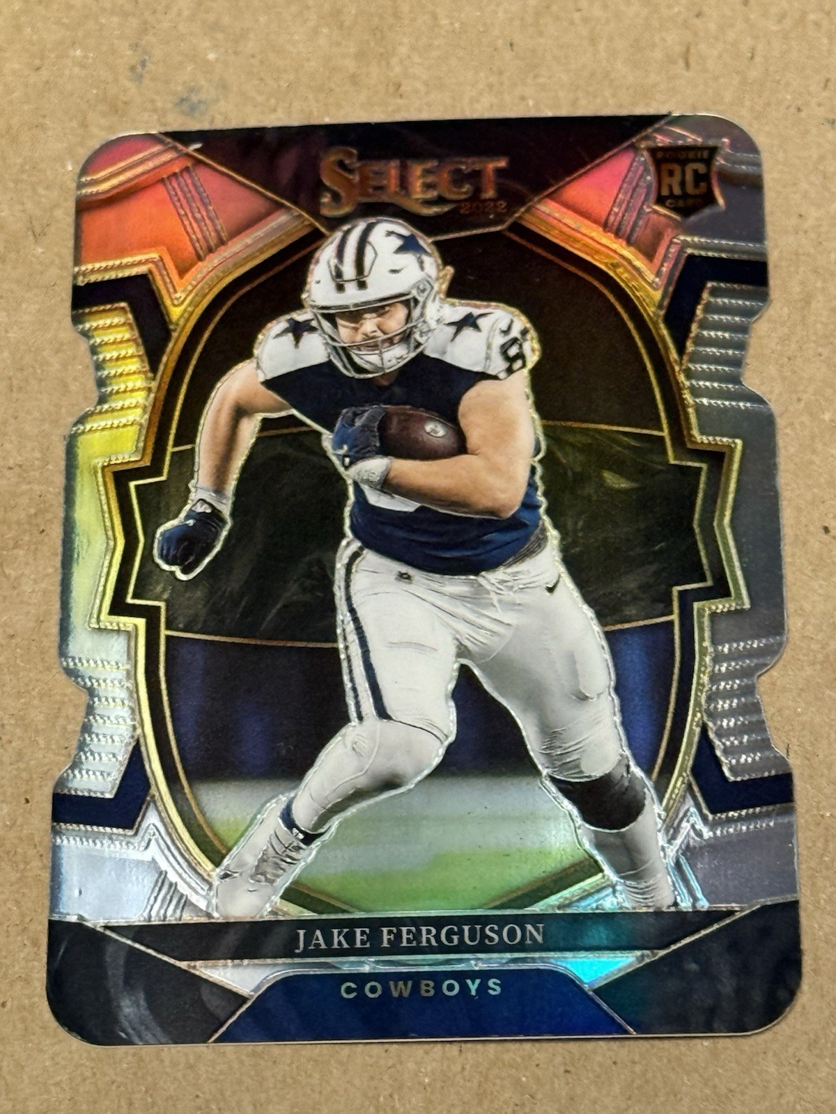2022 Panini Select Jake Ferguson Silver Prizm Die-Cut SP Rookie Card 87 RC