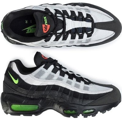 NIKE Air Max 95 Essential Black Electric Green US10 28cm New