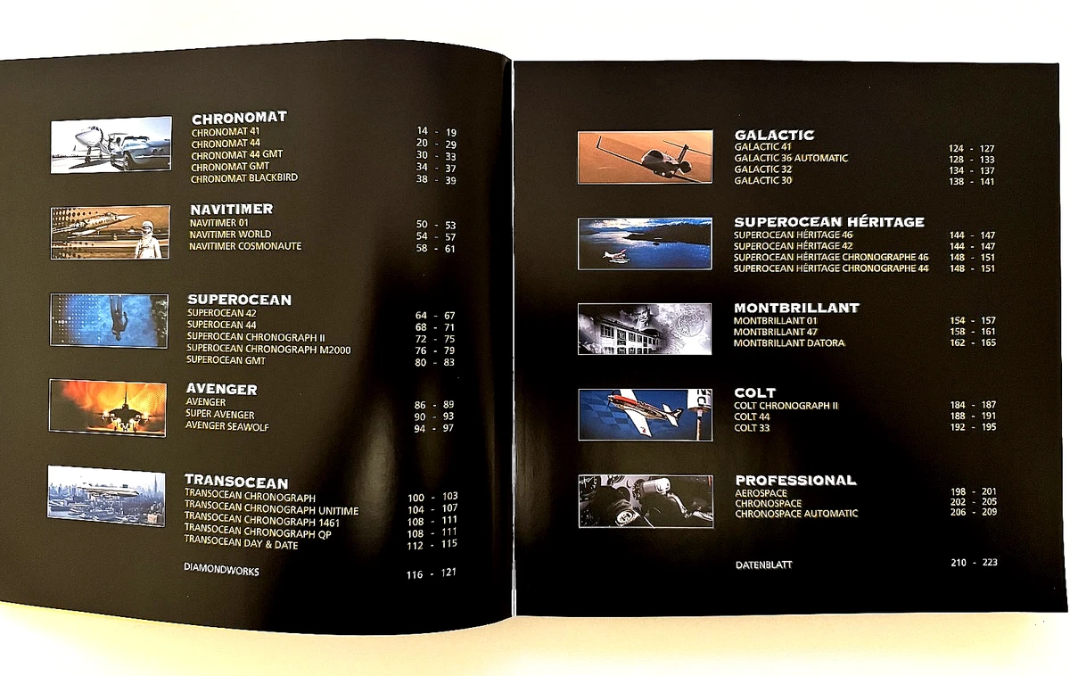 CRONOLOG BREITLING 2013 CON LISTA DE PRECIOS - VERSIÓN ALEMANA