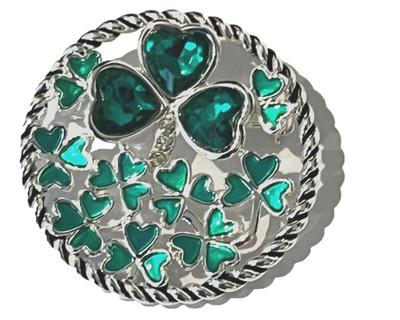 J.C. WALSH, DUBLIN, IRELAND SHAMROCK  ANGEL    1-1/2'' PIN IRELAND J026