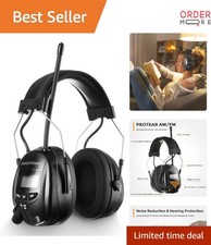AM/FM Radio Headphones Noise Cancelling Safety Earmuffs Hearing Protection