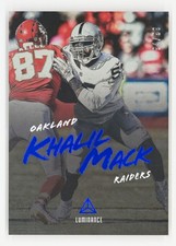 2018 Panini Luminance #70 Khalil Mack /99 Blue Oakland Raiders