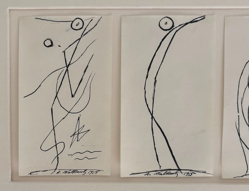 Abraham Walkowitz - Isadora Duncan - Modernist Drawing Original - Image 4 of 4