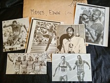 Edwin Moses Olympic Legend   Original Vintage Press Photos Archive  400m Hurdles