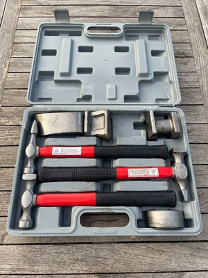 #ad Hilka Tools 12750007 Pro Craft Panel Beating Kit Silver Set of 7 Pieces GBP 25.00
