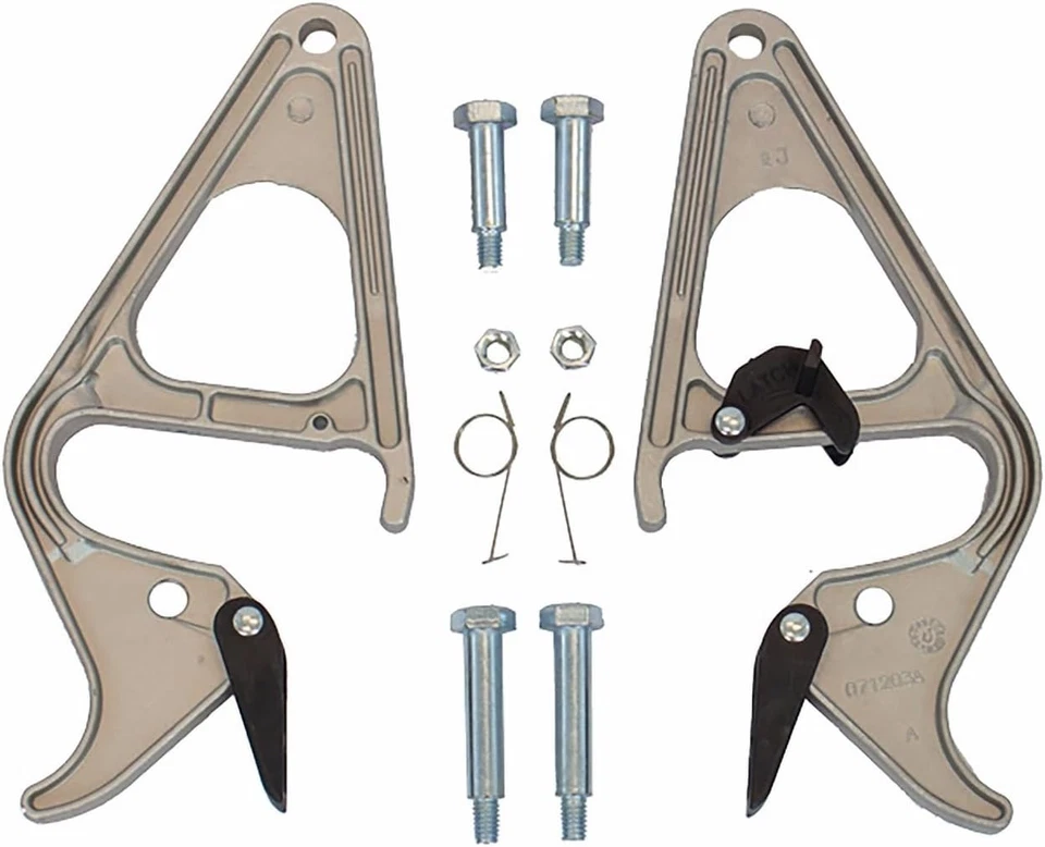 Rung Lock Kit for Aluminum Extension Ladder, Gray - Image 2 of 4