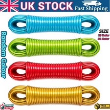Heavy Duty Clothes Washing Line Steel Core Strong Wire Rope Laundry Dryer 25 50M
