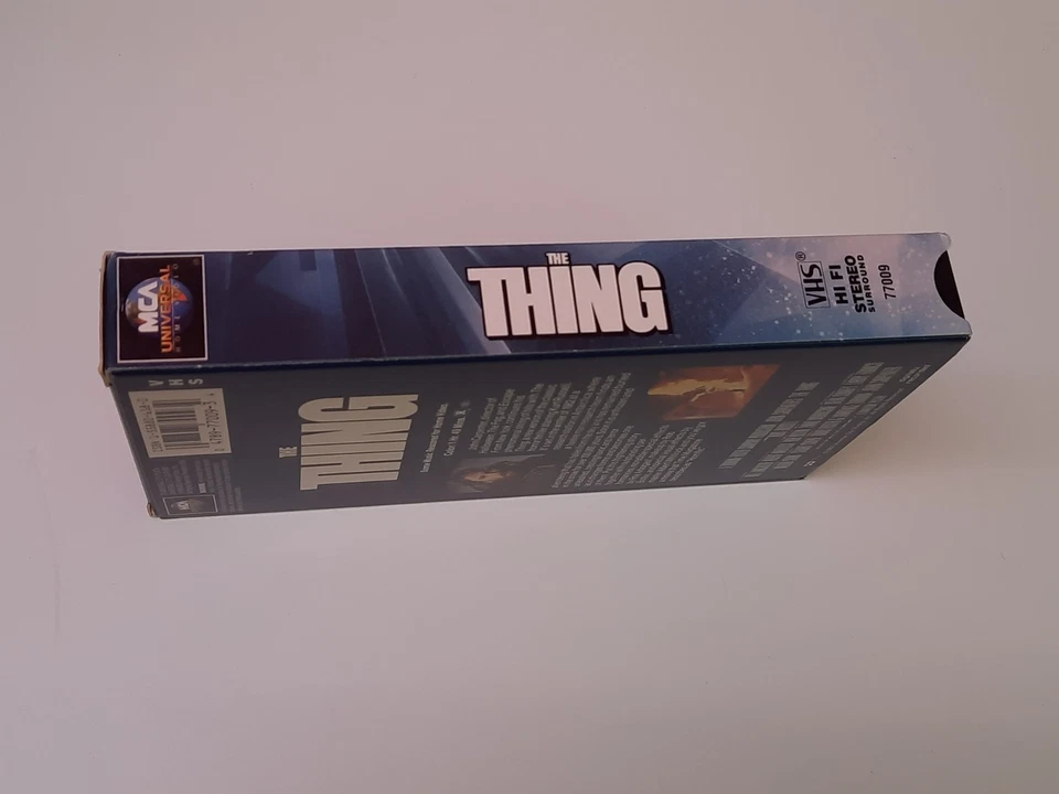 The Thing 1982 Uncut VHS USA NTSC Universal Video Kurt Russell John Carpenter - Bild 3 von 4
