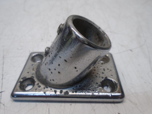 W4e Stainless Steel Hand Rail Fitting Stanchion Rectangular Base