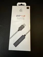 iFi GO Link Portable DAC/Headphone Amp, USB-C to 3.5mm, 32-bit/384kHz/DSD256/MQA