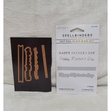 Spellbinders - Happy Parents Day Glimmer Hot Foil Plate Die Set