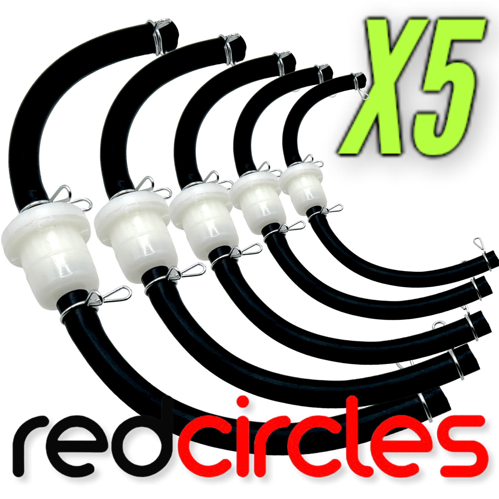5x MINI QUAD BIKE / ATV FUEL FILTER AND HOSE fits 47cc & 49cc MINIMOTOS