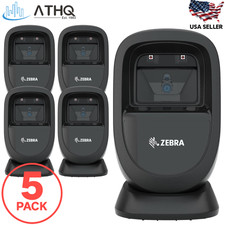 PACK OF 5 Zebra DS9308 1D/2D Barcode Scanner Omnidirection POS QR Hands-Free USB