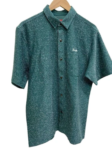 Chemise Supreme manches courtes M polyester vert occasion