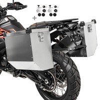 Alukoffer Set Atlas 41L FüR Suzuki Burgman 125/ 200/ 250/ 400/ 650 + Haltesatz K