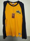 Mitchell &Ness Michigan Wolverines Men’s Long Sleeve Shirt Size L New