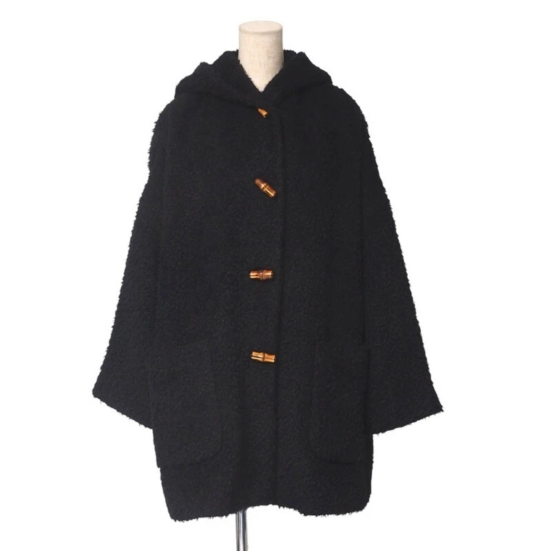 Cappotto Gucci Duffel come nuovo taglia 38 cappotto Boa con bottoni bambù mohair e lana...