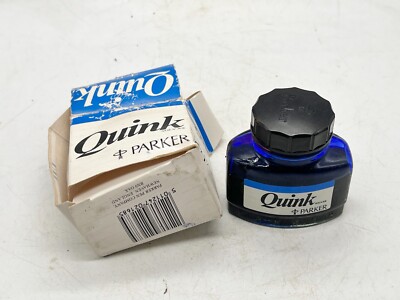 VINTAGE BOTLE OF QUINK INK BY PARKER