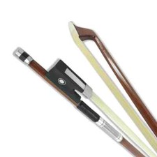 Violin bow 3/4 size Octagonal stick Brazilwood Ebony Frog Strong GOOD Balance