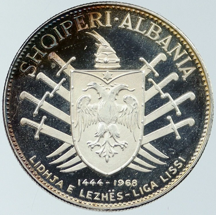 未经认证1968 阿尔巴尼亚硬币| eBay