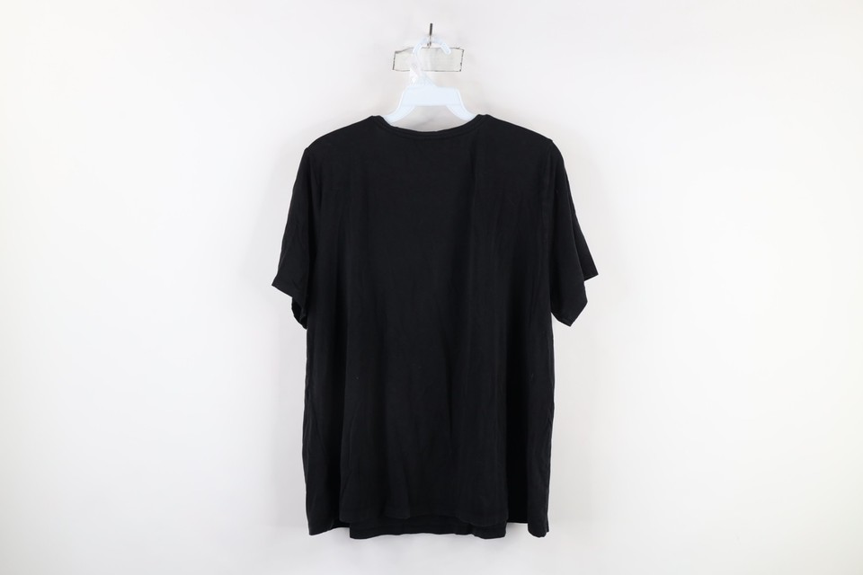 Eileen Fisher Womens Large Faded Blank Stretch Knit Short Sleeve T