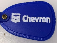 Chevron Gas Oil Company Advertising Vintage Keychain