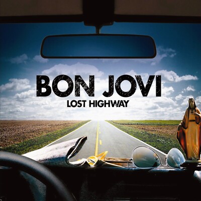 BON JOVI LOST HIGHWAY ジャパンツアー ポスター BON JOVI Lost Highway BANNER 3x3 Ft Fabric Poster Tapestry Flag