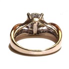 GIA 14k multi color gold 1.58ct round diamond engagement ring 4.3g 5.5 — photo 7