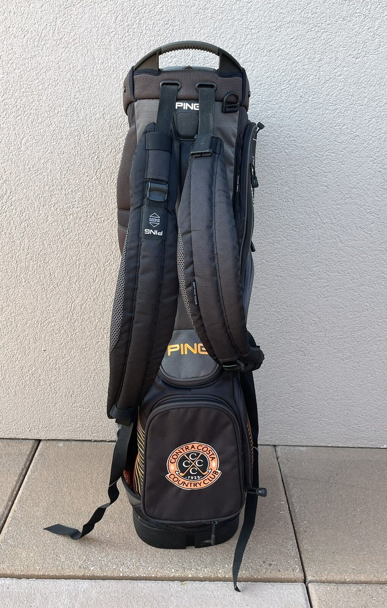 Ping Hoofer 14 stand bag/ Cart Bag, Black Orange Grey Great Ping Hoofer 14 stand bag/ Cart Bag, Black Orange Grey Great