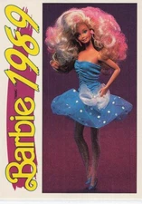 1991 Action/Panini Another First For Barbie 1989 #171 Style Magic Barbie 3 