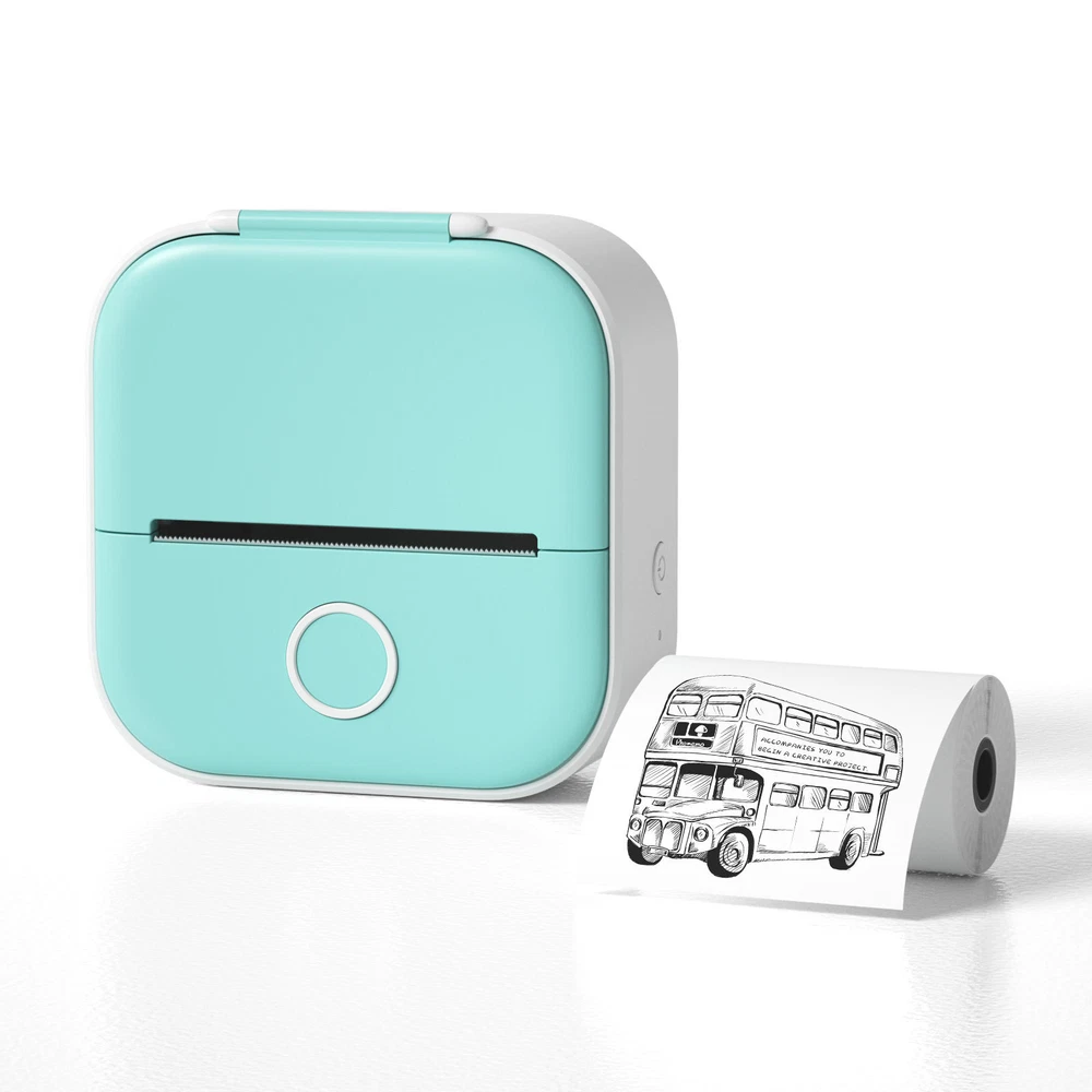Mini Thermal Label Printer for Home Photos & Student Notes