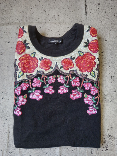 Trikot COMME des GARCONS T-Shirt Blumenmuster Print Größe S Made In Japan - Bild 5 von 24