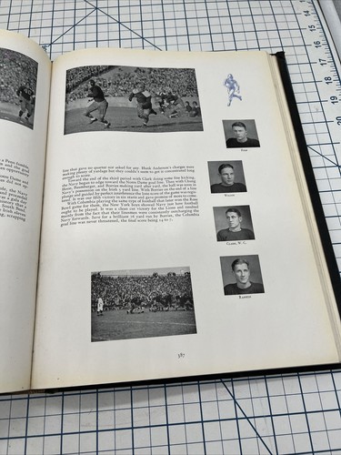 1933 NAVY MIDSHIPMEN FOOTBALL TEAM SLADE CUTTER AUTOGRAPH & 1934 USNA YEARBOOK - Picture 17 of 24