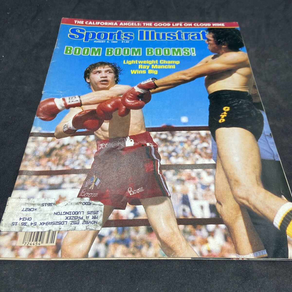 Boom Boom Booms Lightweight Champ Ray Mancini Wins Big Sports Illustrated  Cover by Sports Illustrated