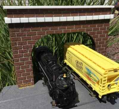 MrTrain O SCALE DOUBLE TRACK TUNNEL PORTALS (Set of 2) - Model Railroad Train