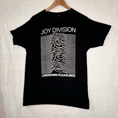 Vintage Joy Division Unknown Pleasures Black T Shirt Size Gildan
