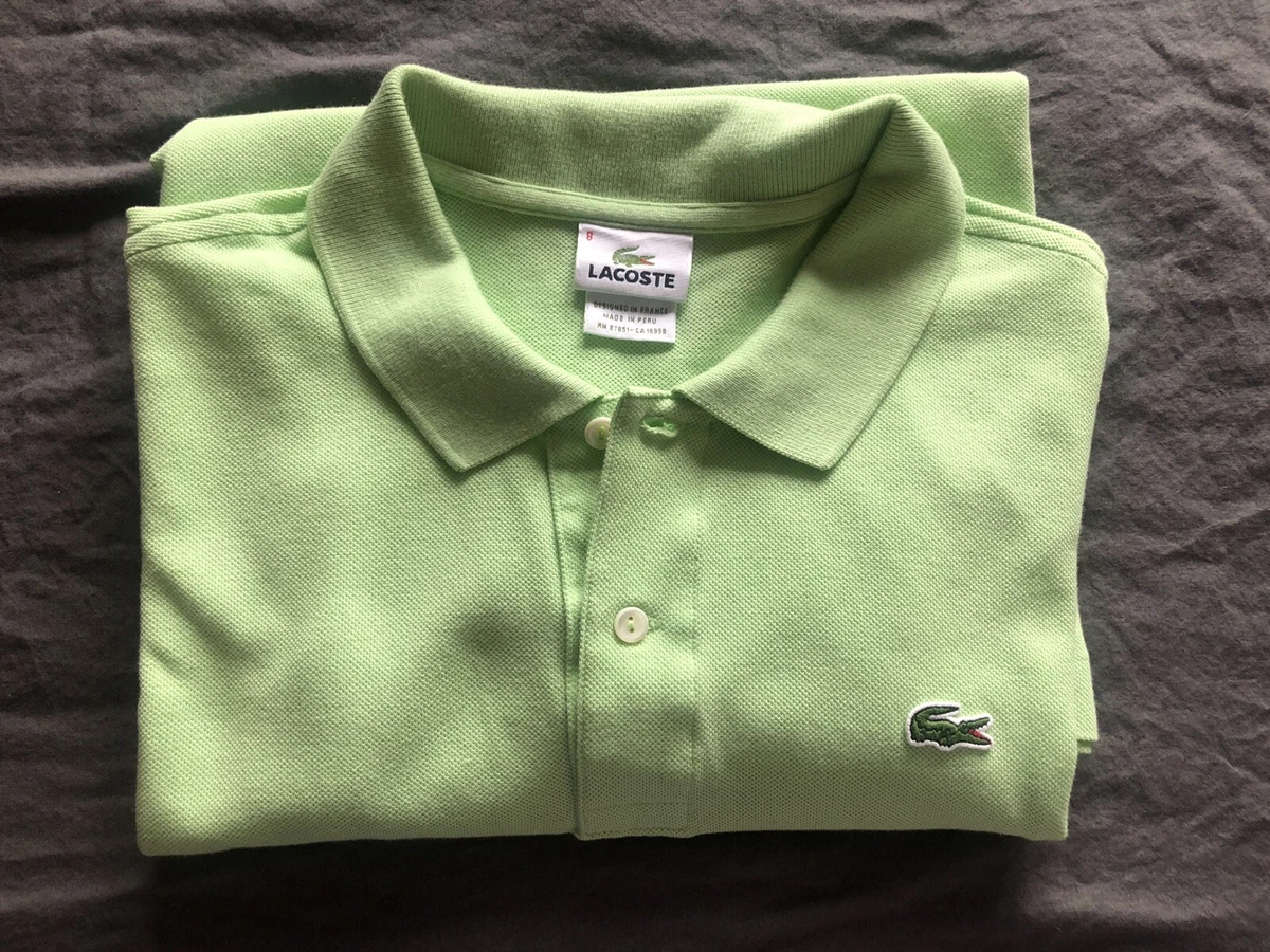 Lime Green Lacoste Men s Polo Shirt
