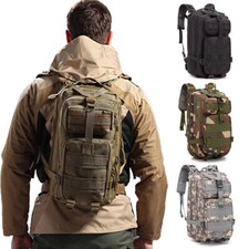 30L Men's Tactical Military Backpack Rucksack Camping Hiking Outdoor Travel Bag