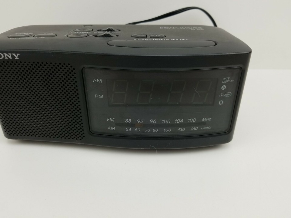 Tested Sony Dream Machine Model ICFC740 Dual Alarm AM/FM Clock Radio