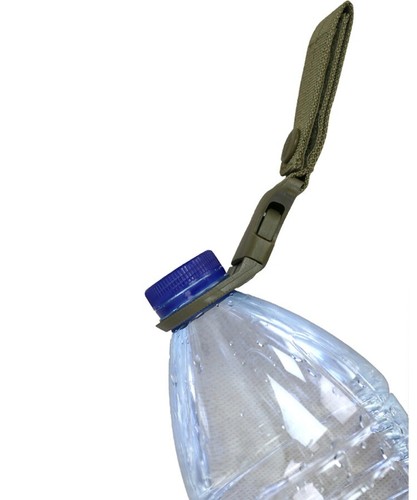KombatUK Correa de Tejido Gancho Cintura Senderismo Cintura Táctico Portabotellas de Agua - Imagen 3 de 7