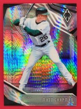 2019 Panini Phoenix  Matt Chapman 246/299 Hyper #18 Oakland Athletics